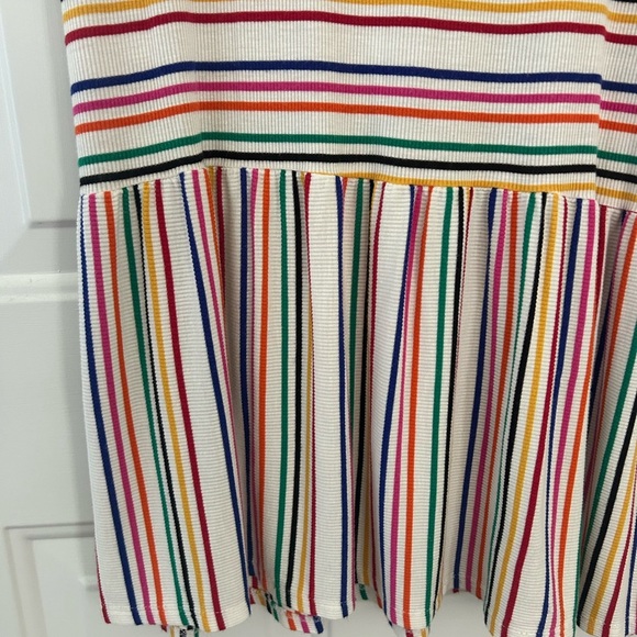 Haptics by Holly Harper Oversized Colorful Striped Womens Top Size Small - Picture 5 of 7